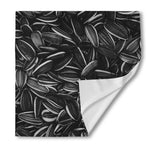 Sunflower Seeds Print Silk Bandana