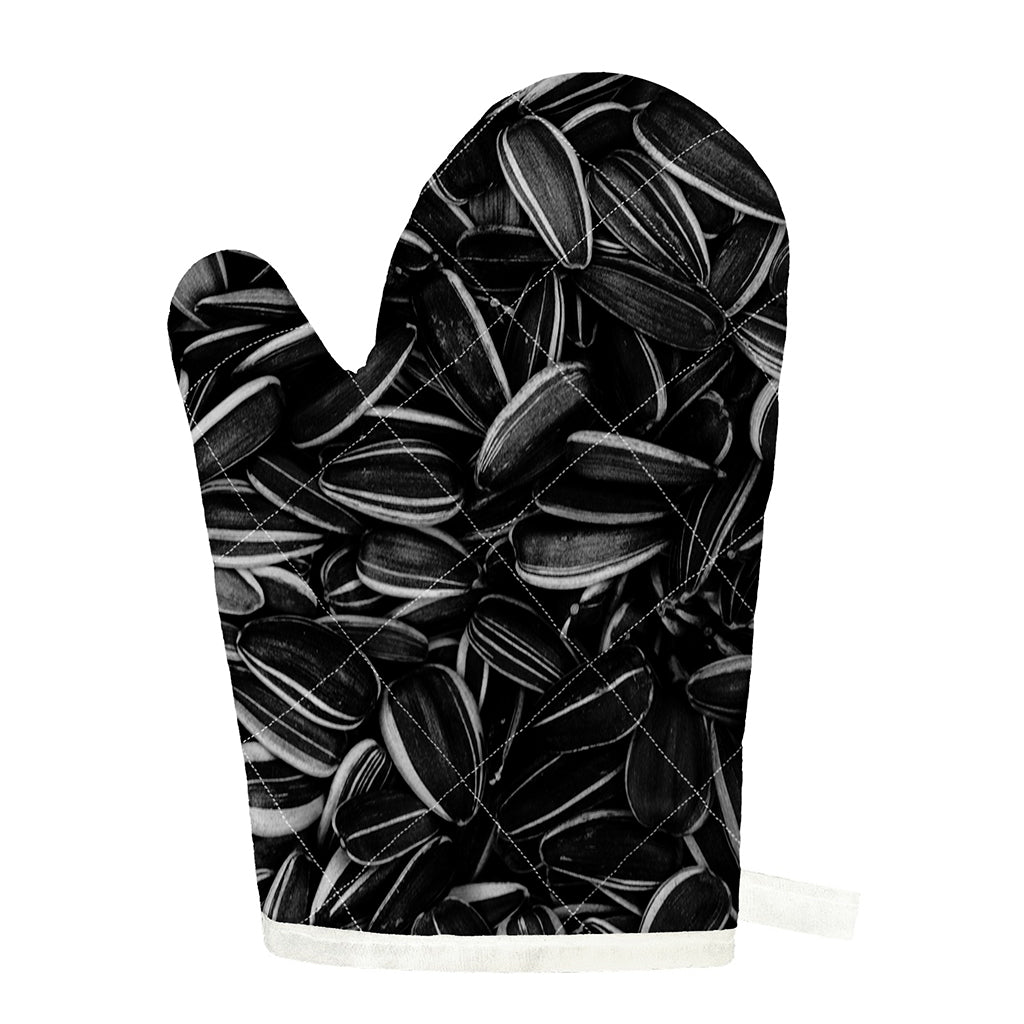 Sunflower Seeds Print Single Oven Mitt