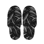 Sunflower Seeds Print Slippers