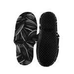 Sunflower Seeds Print Slippers