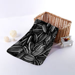 Sunflower Seeds Print Towel