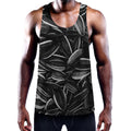 Sunflower Seeds Print Men's Workout Tank Top