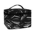 Sunflower Seeds Print Travel Makeup Bag