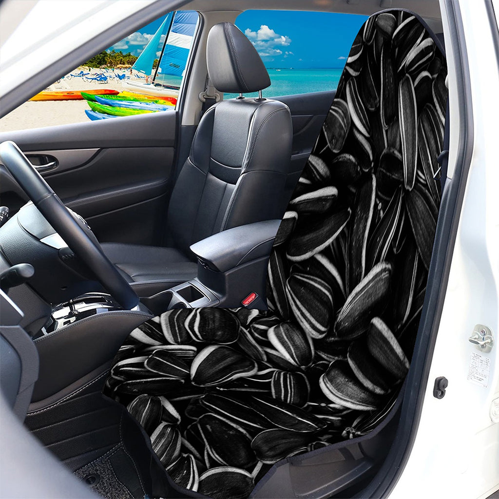 Sunflower Seeds Print Waterproof Car Seat Cover