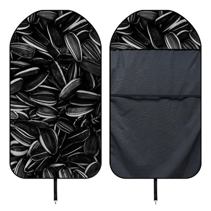 Sunflower Seeds Print Waterproof Car Seat Cover