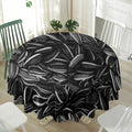 Sunflower Seeds Print Waterproof Round Tablecloth