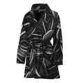 Sunflower Seeds Print Women's Bathrobe