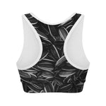 Sunflower Seeds Print Women's Sports Bra