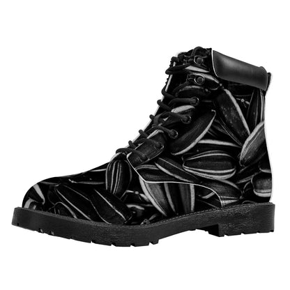 Sunflower Seeds Print Work Boots
