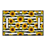 Sunflower Striped Pattern Print Golf Cart Seat Cover