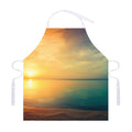 Sunrise Beach Print Adjustable Apron