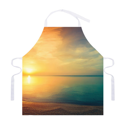 Sunrise Beach Print Adjustable Apron