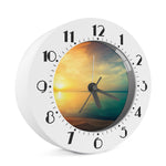 Sunrise Beach Print Alarm Clock