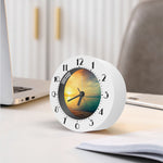 Sunrise Beach Print Alarm Clock