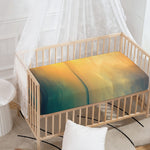 Sunrise Beach Print Baby Crib Sheet