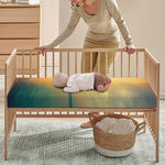 Sunrise Beach Print Baby Crib Sheet