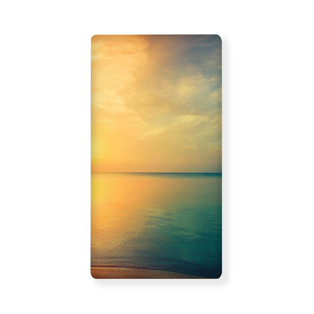 Sunrise Beach Print Baby Crib Sheet