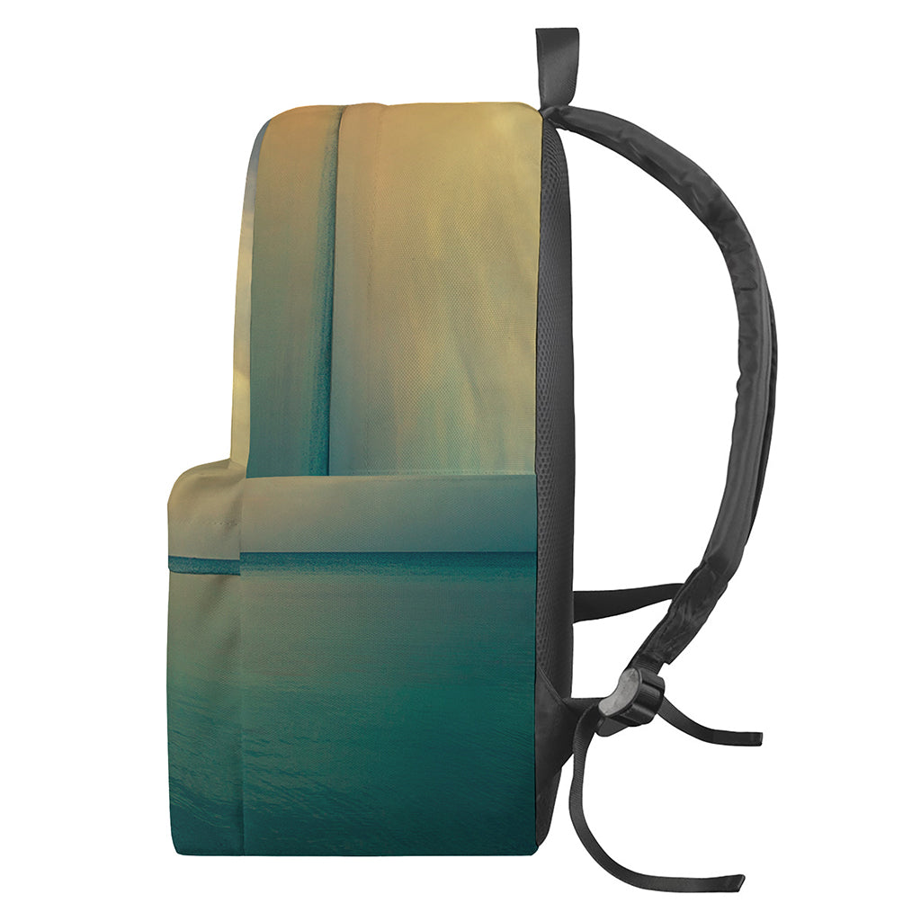 Sunrise Beach Print Backpack
