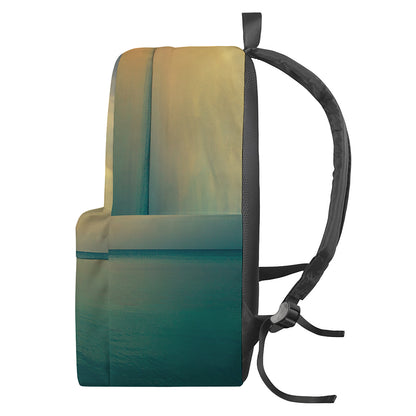 Sunrise Beach Print Backpack