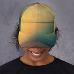 Sunrise Beach Print Baseball Cap