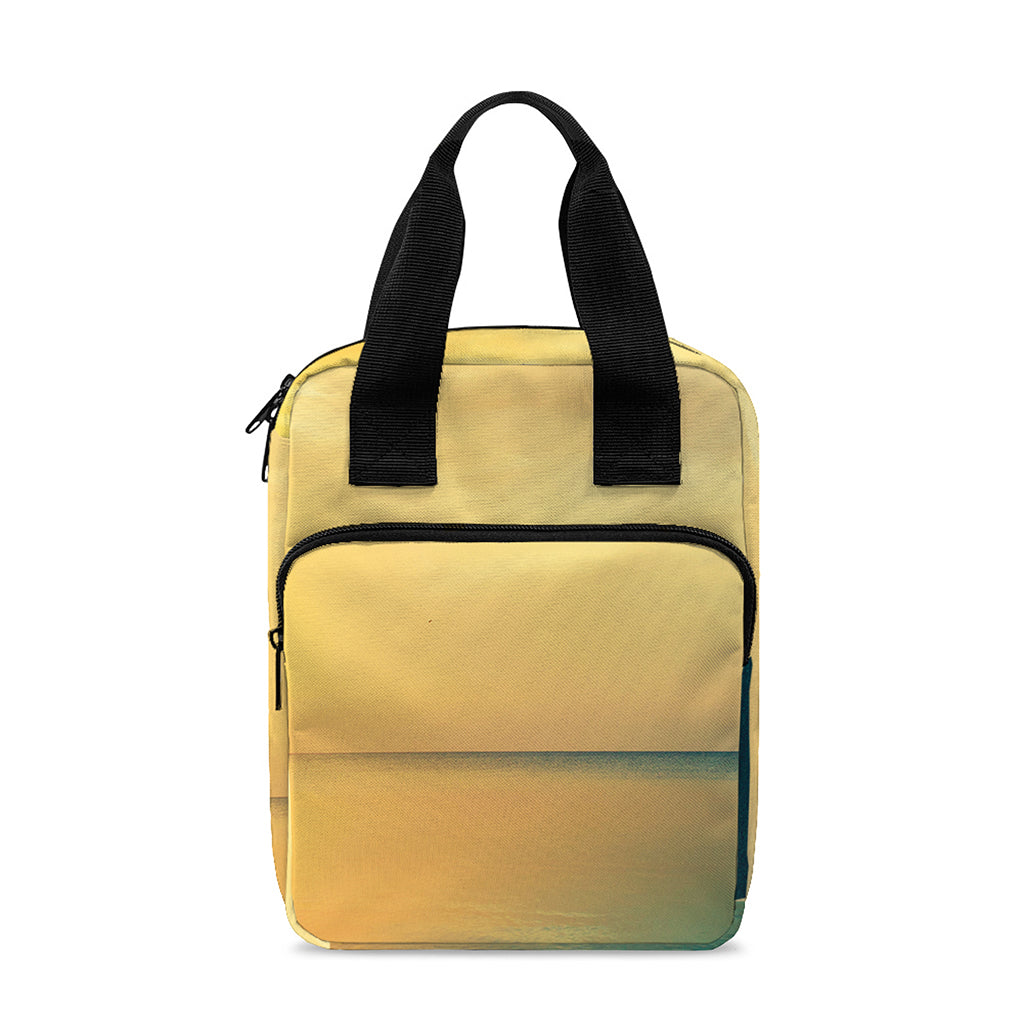Sunrise Beach Print Bible Tote Bag