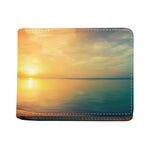 Sunrise Beach Print Bifold Wallet