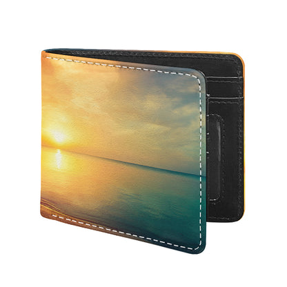 Sunrise Beach Print Bifold Wallet