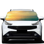 Sunrise Beach Print Car Windshield Snow Cover