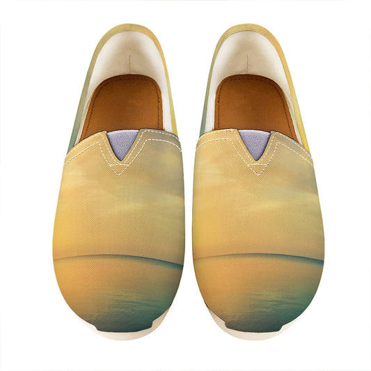Sunrise Beach Print Casual Shoes
