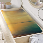 Sunrise Beach Print Changing Pad Cover