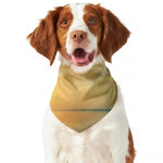 Sunrise Beach Print Dog Bandana
