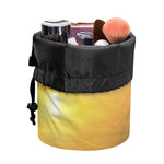 Sunrise Beach Print Drawstring Makeup Bag