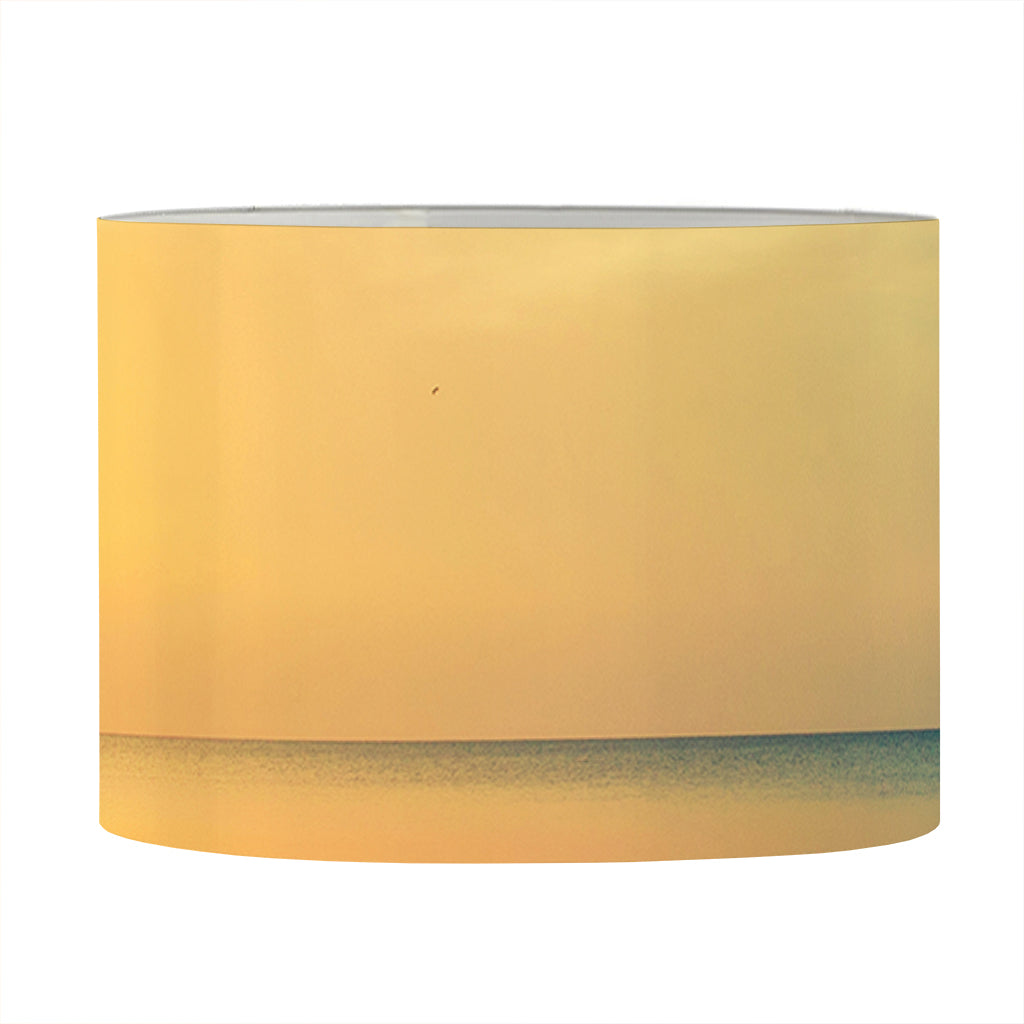 Sunrise Beach Print Drum Lamp Shade