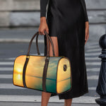Sunrise Beach Print Duffle Bag