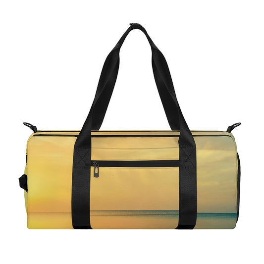 Sunrise Beach Print Gym Bag