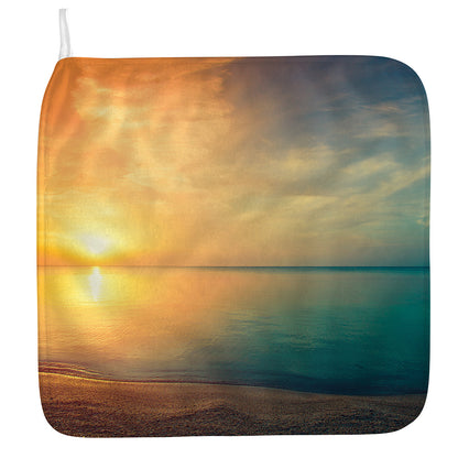 Sunrise Beach Print Hand Towel