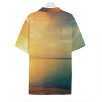 Sunrise Beach Print Hawaiian Shirt