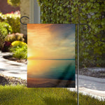 Sunrise Beach Print House Flag