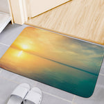 Sunrise Beach Print Indoor Door Mat