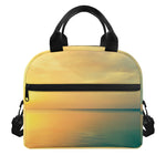 Sunrise Beach Print Insulated Lunch Bag