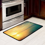 Sunrise Beach Print Kitchen Mat