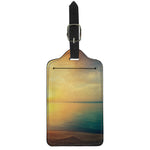 Sunrise Beach Print Luggage Tag