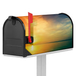 Sunrise Beach Print Mailbox Cover