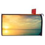 Sunrise Beach Print Mailbox Cover