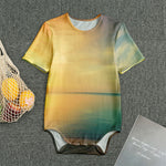 Sunrise Beach Print Men's Bodysuit