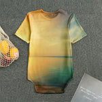 Sunrise Beach Print Men's Bodysuit