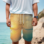 Sunrise Beach Print Men's Cargo Shorts