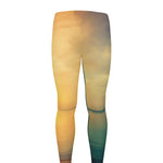 Sunrise Beach Print Men's leggings
