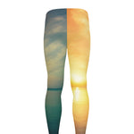 Sunrise Beach Print Men's leggings