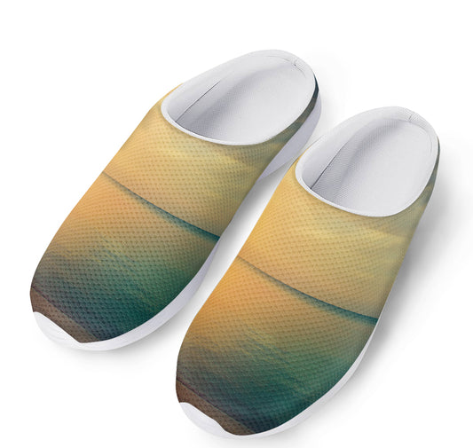 Sunrise Beach Print Mesh Casual Shoes